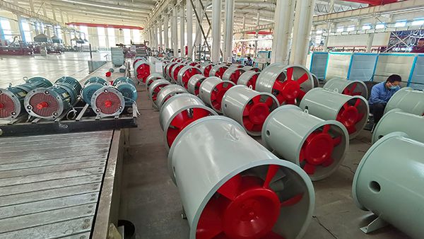 Línea de producción de ventilador