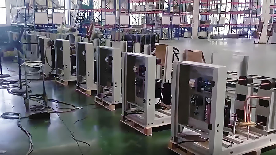 Mini chiller scroll enfriado por agua