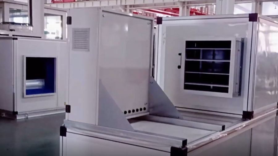 Unidad manejadora de aire combinada